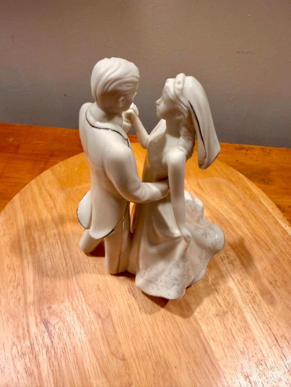 1999 Lenox First Dance Bride & Groom Figurine 8.25" New in Box Wedding Promises